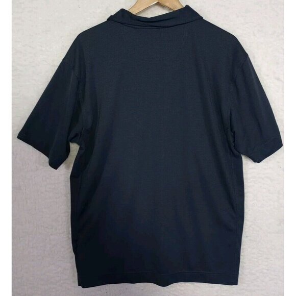 Cutter & Buck Shirt CB Drytech Moisture Wickening Size Large Mens Blue Polo Golf - Picture 3 of 11